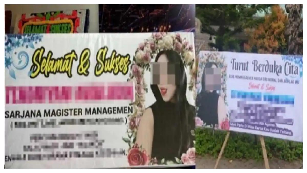 Wisuda di Kendari Viral, Mahasiswi Dihakimi Istri Sah dan Karangan Bunga Sindiran