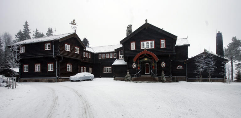 Kongsseteren, hytta der kongefamilien liker å feire jul. Foto: Jon Eeg / NTB