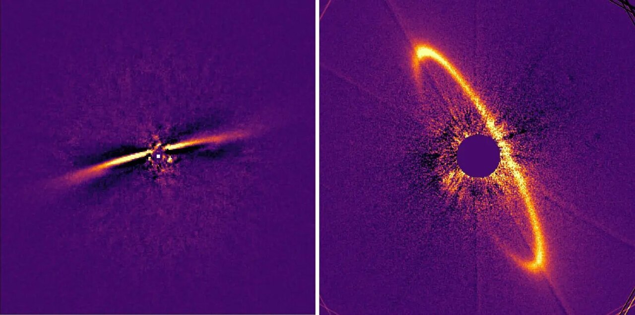 Debris disk gallery shows tell-tale signs of asteroids and comets in ...