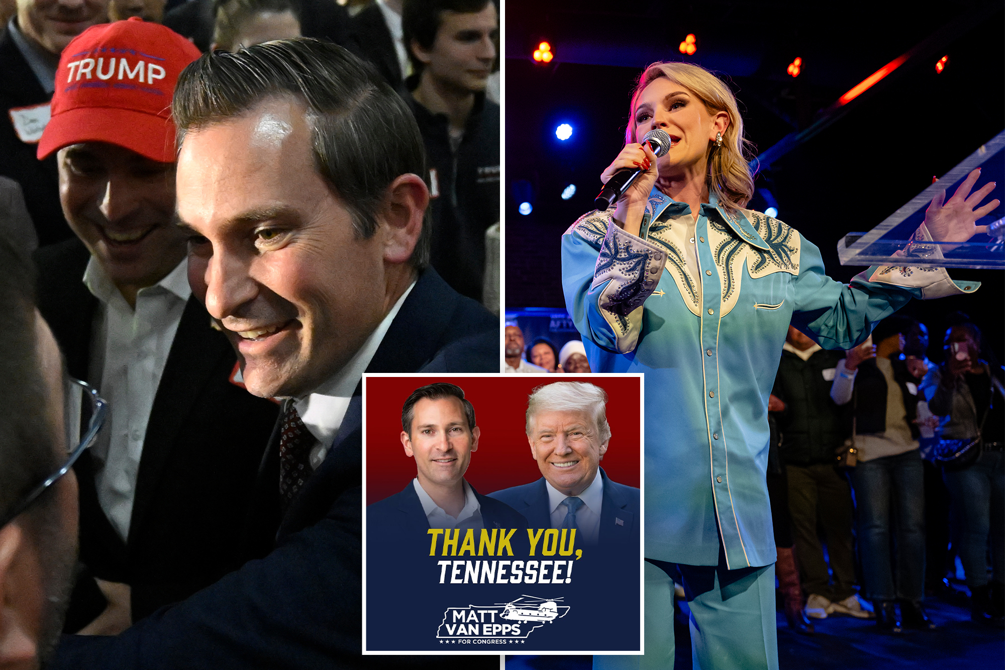 Trump celebrates as Republican Matt Van Epps defeats ‘AOC of Tennessee ...