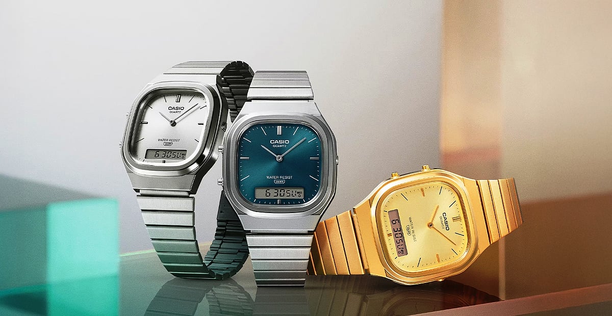 A watch company seamlessly merges analog with digital in their latest edit