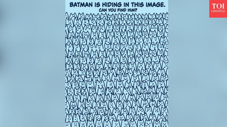 Optical illusion: Only those with hawk eyes can spot the real 'batman ...