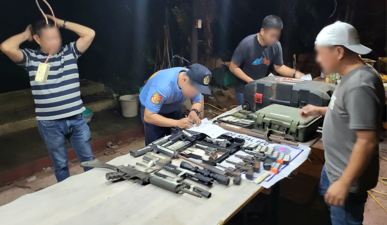 Cop raid illegal firearms factory; suspect arrested,12 guns seized