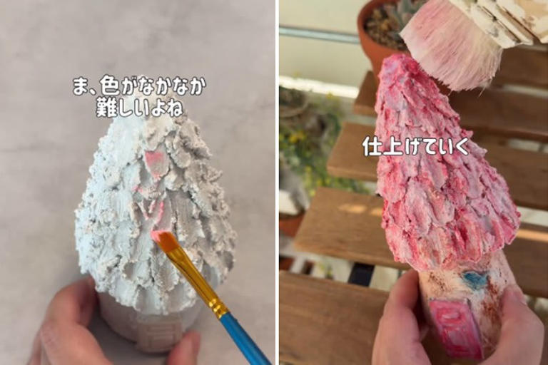 ガーデンオブジェ　モルタル製キノコ　インテリア雑貨 いい出来！」主婦が作った多肉植物に似合うガーデンオブジェ 童話の