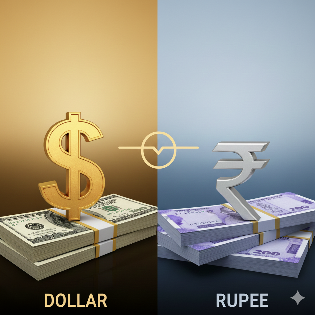 Rupee breaches 90/dollar for first time; falls 25 paise to close at all ...