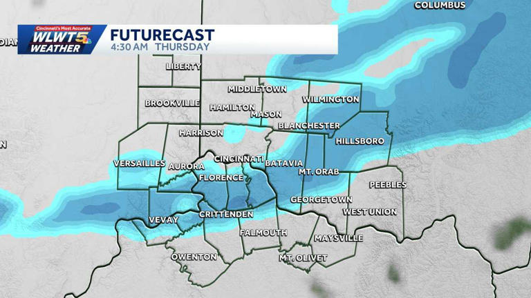Next round of snow to bring quick coating for Thursday morning commute