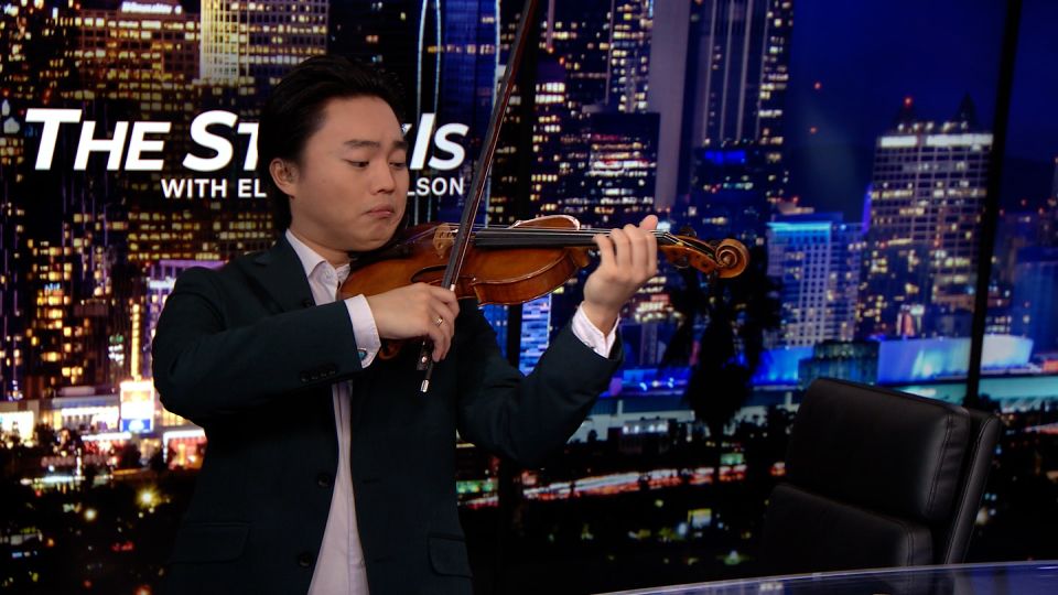 24-year-old artist performs with a 284-year-old violin
