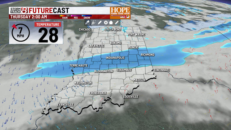 Light snow tonight, and an Arctic blast to close out the week | Dec. 3 ...