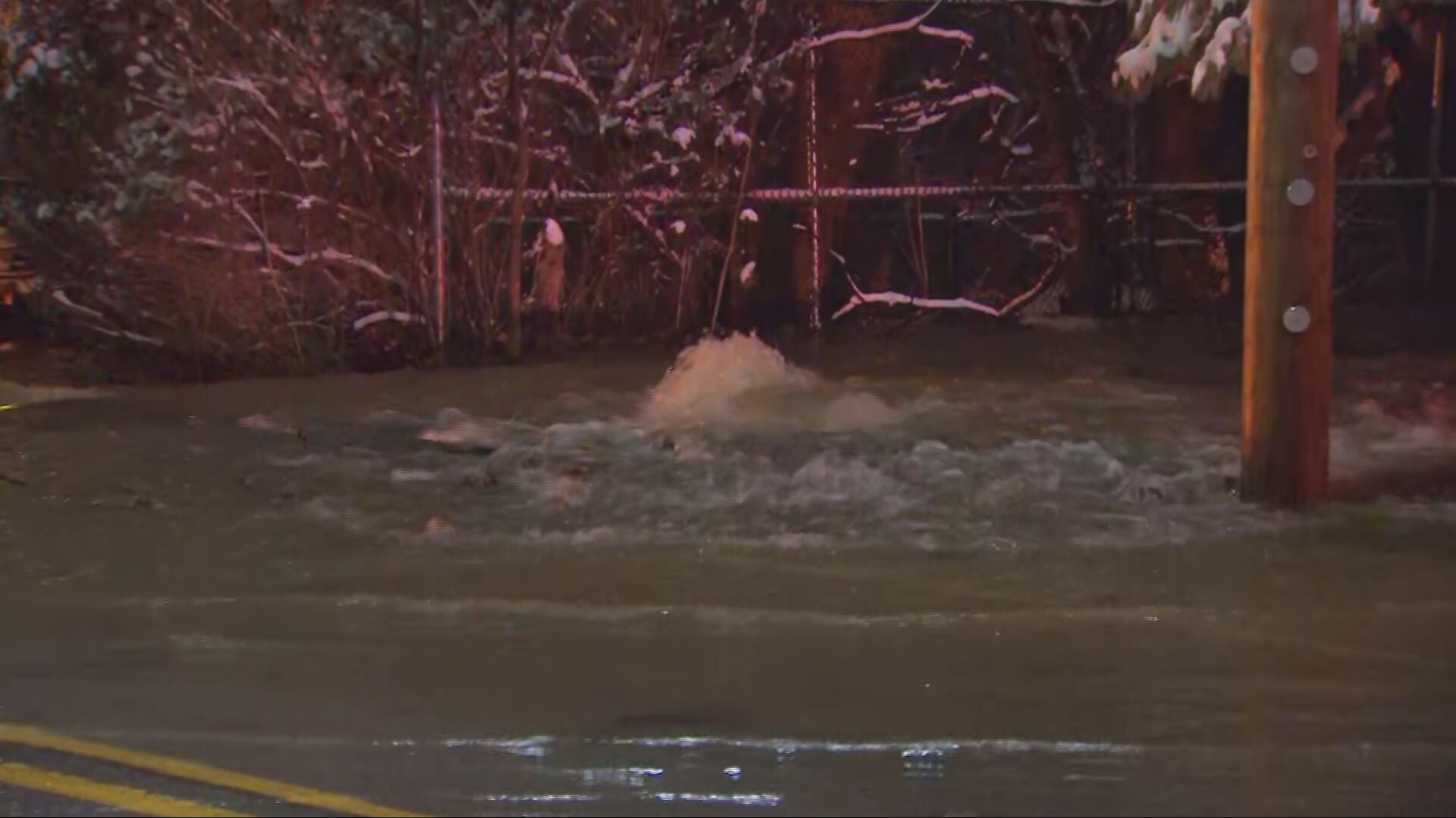 Major water main break shuts down busy Mount Lebanon road