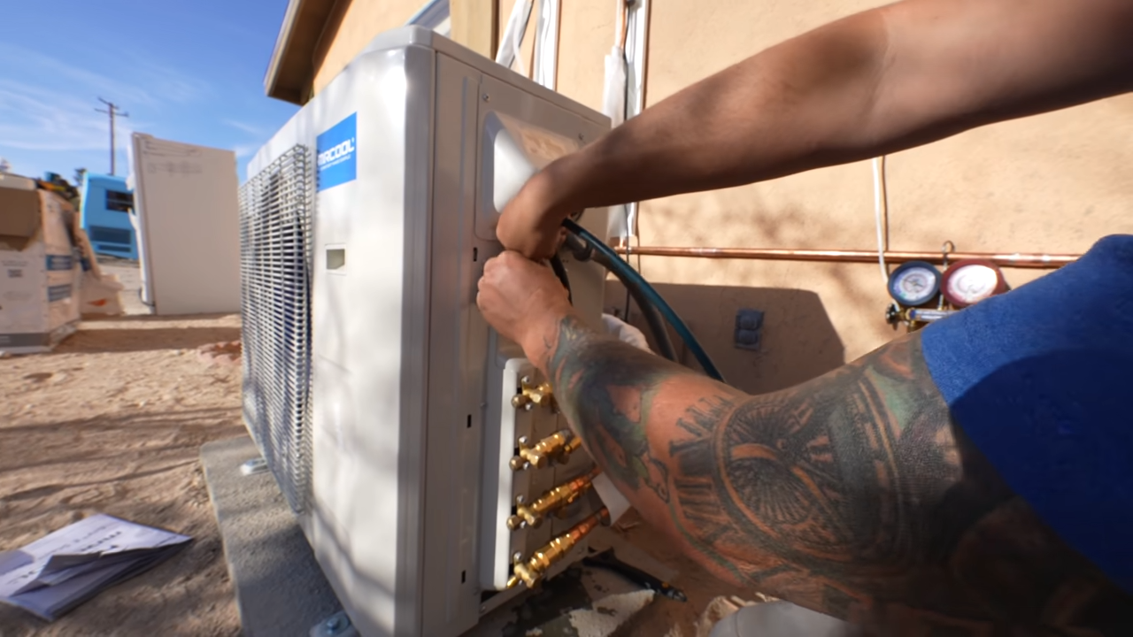 How to Install a Multi Zone Ductless Mini Split AC and Heating System