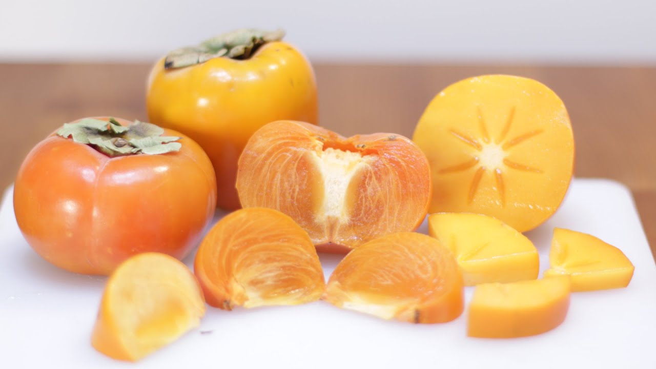 How to eat persimmons | Persimmon taste test