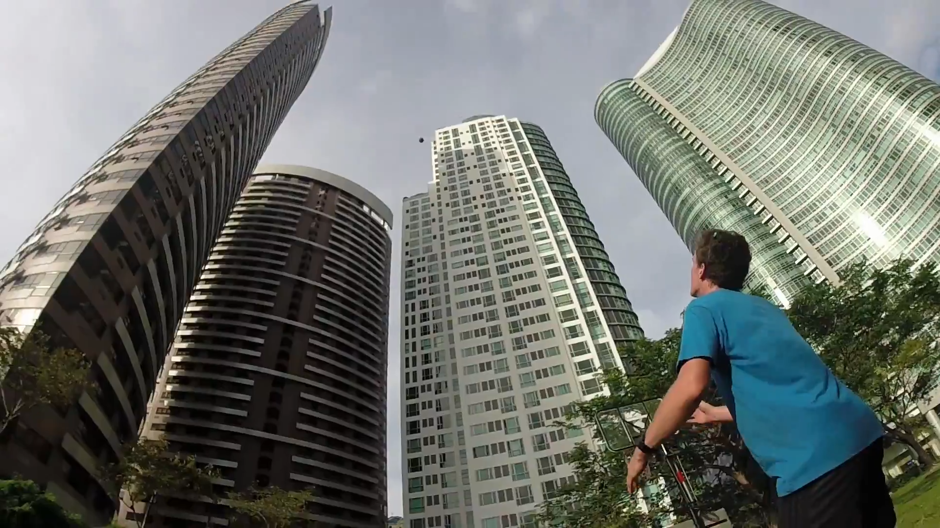 Can you catch a basketball dropped from a 360 ft building