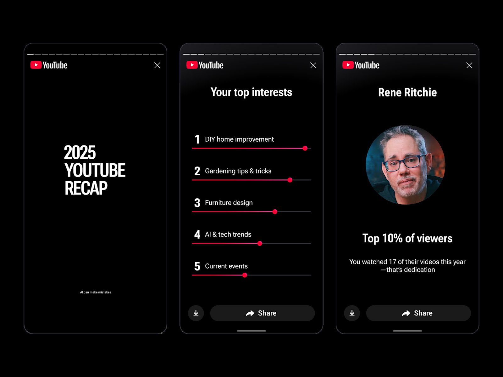 YouTube release Spotify Wrapped-style recap