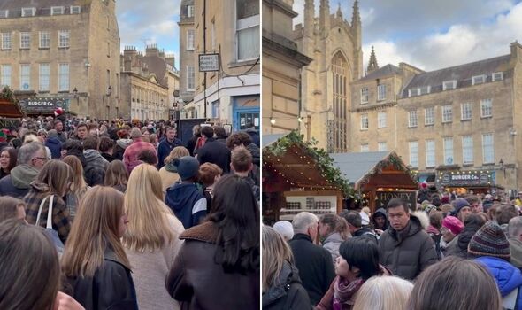Chaos in pretty UK city as streets rammed with Christmas market tourists - 'too many!'