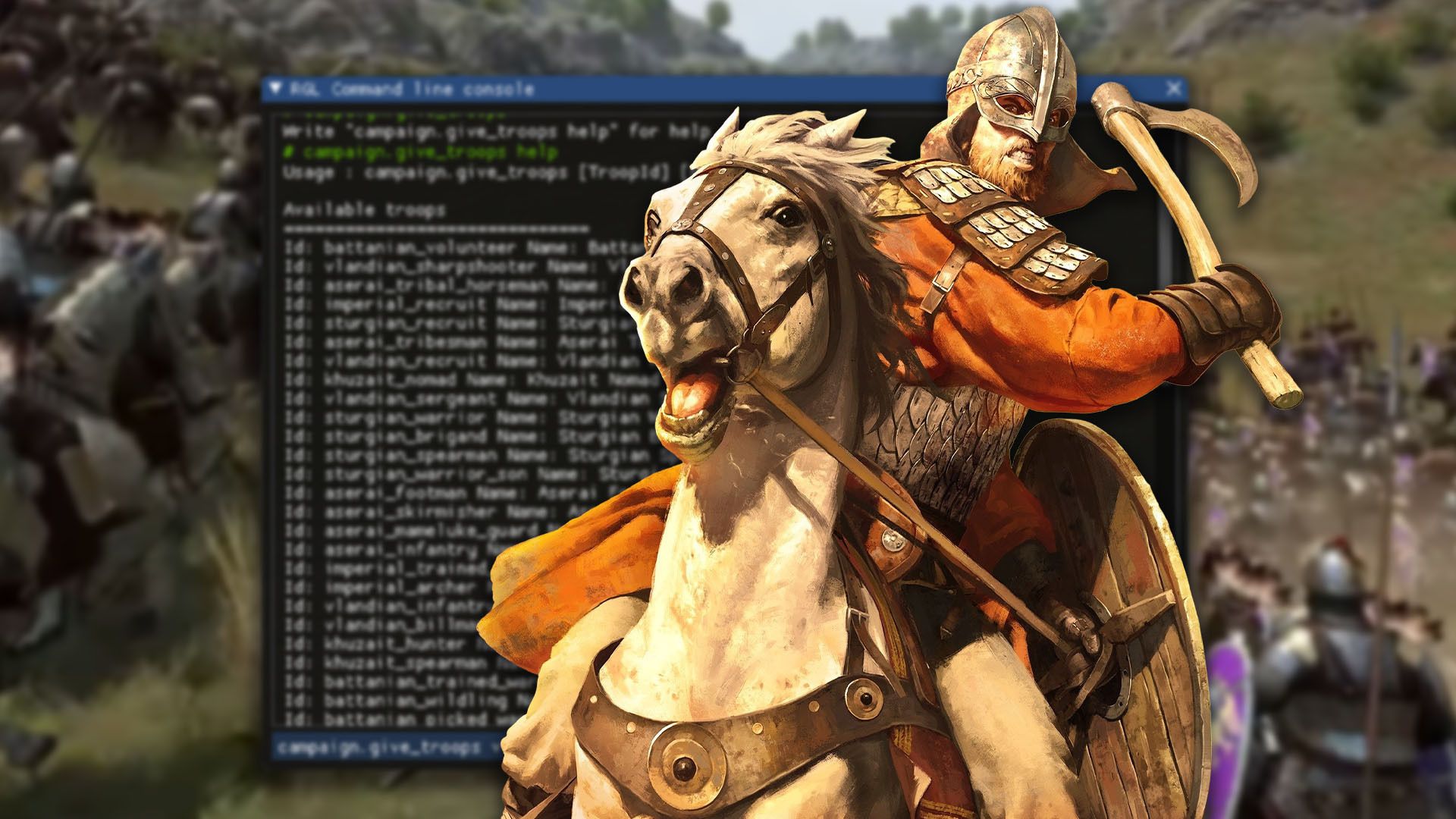 Console Commands & Cheats in Mount & Blade 2 Bannerlord