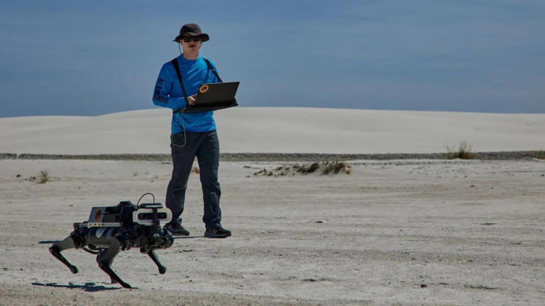Nasa's robo dog tackles Earth's harsh terrains to prep for Moon and ...