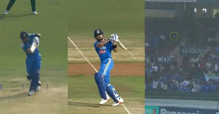 WATCH: Virat Kohli lights up Raipur with a glorious six during IND vs ...