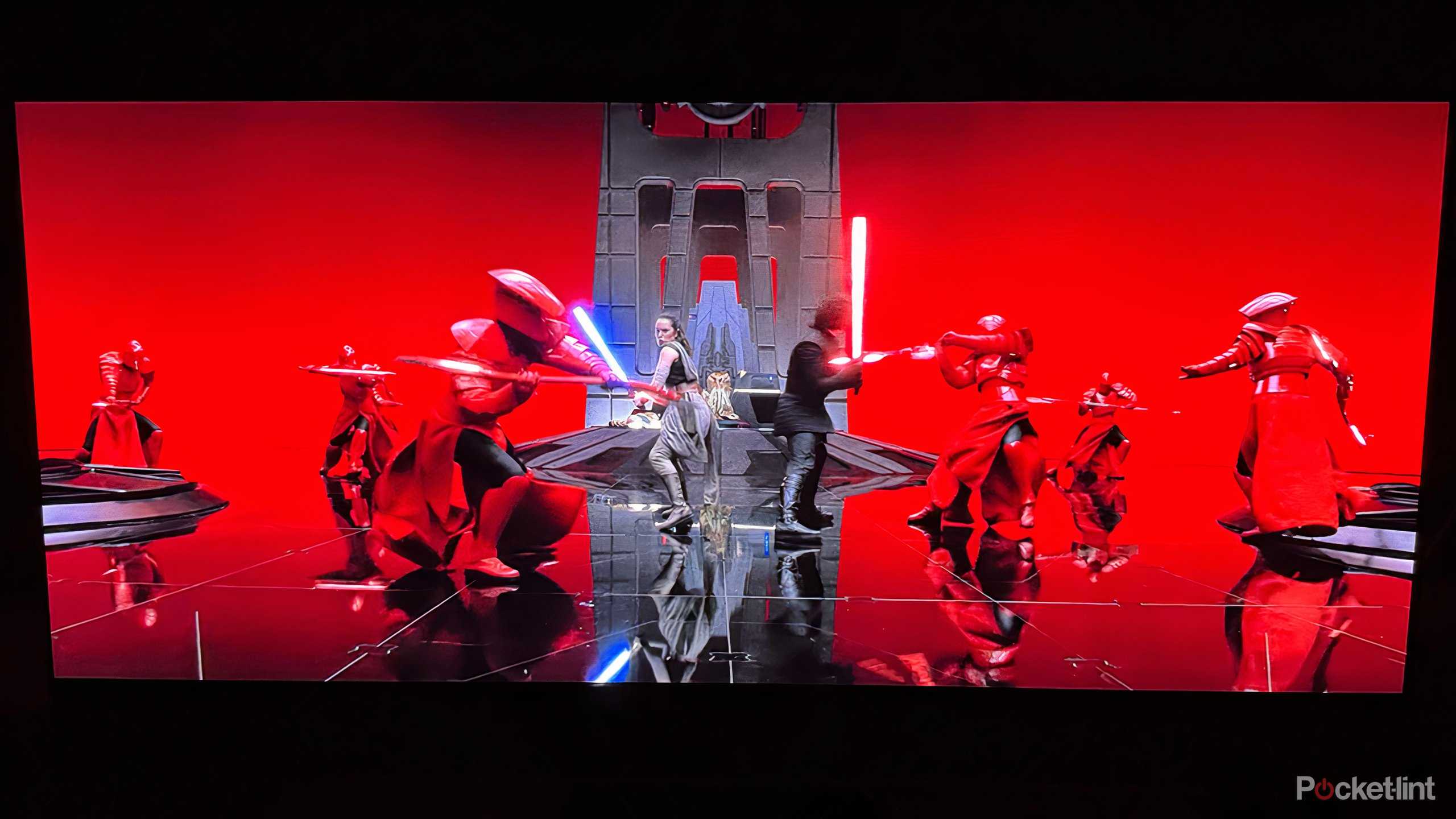 Star Wars on Samsung S90F smart TV.