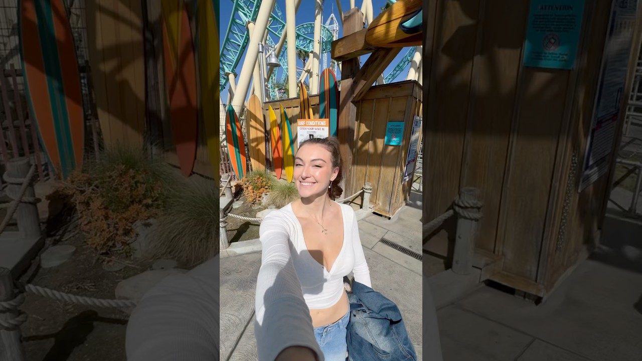 Come with me to ride the Hangtime roller coaster at Knott's Berry Farm