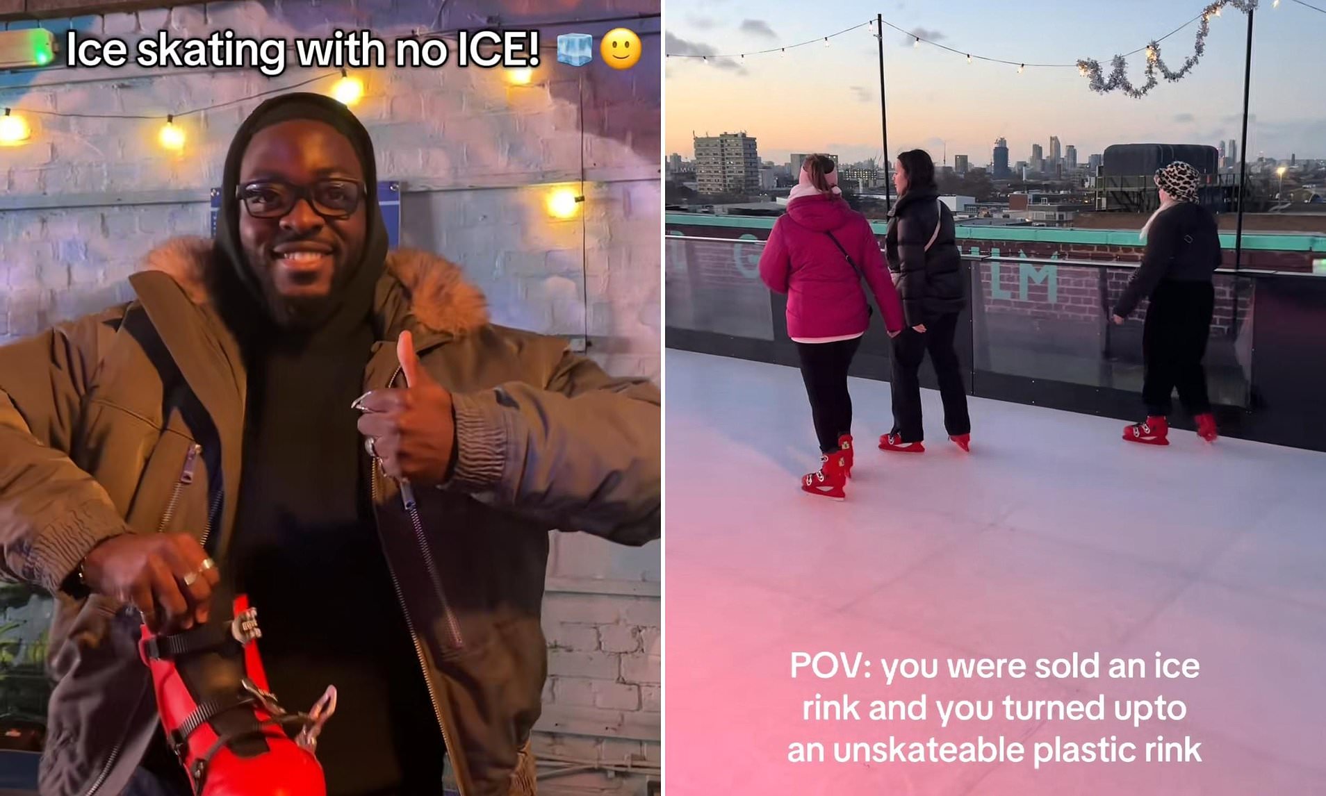 Britain's highest ice skating rink is branded a 'scam' by furious ...