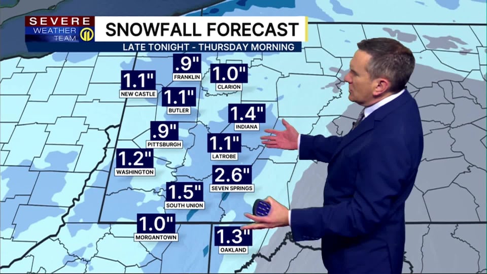 Untreated roads could be slick Wednesday morning, snow showers ...
