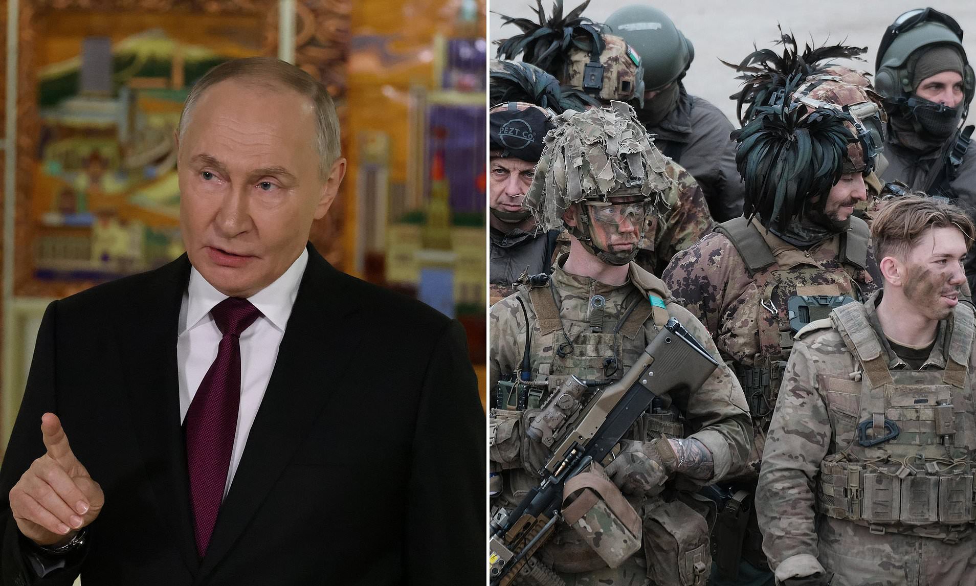Putin's threat that he is 'ready for war' is 'a BLUFF - he knows Russia ...