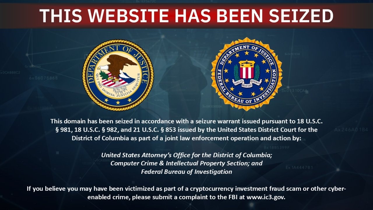 US shuts down Myanmar-based crypto scam website targeting Americans