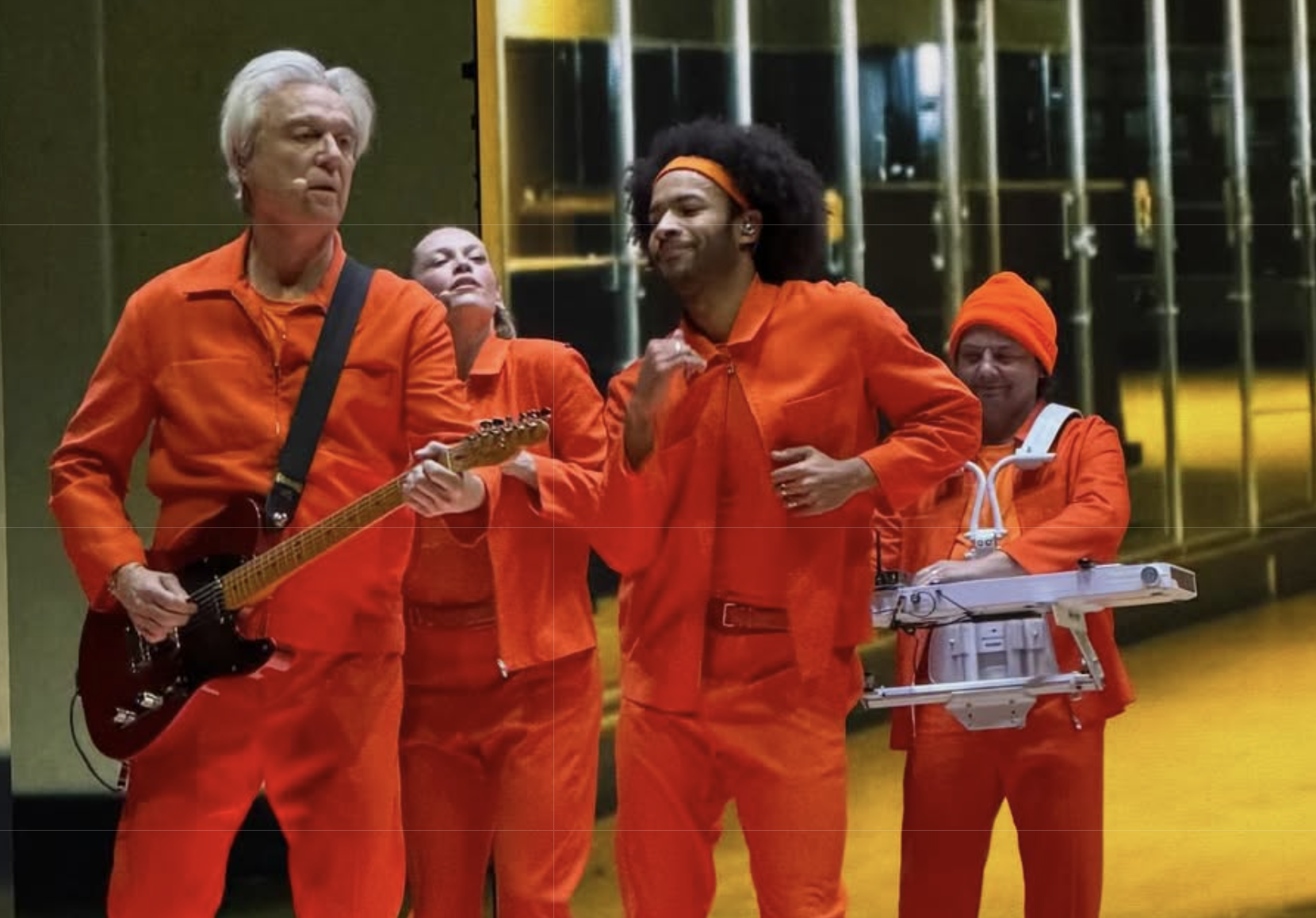 David Byrne wows raucous, dancing crowd at The Fox
