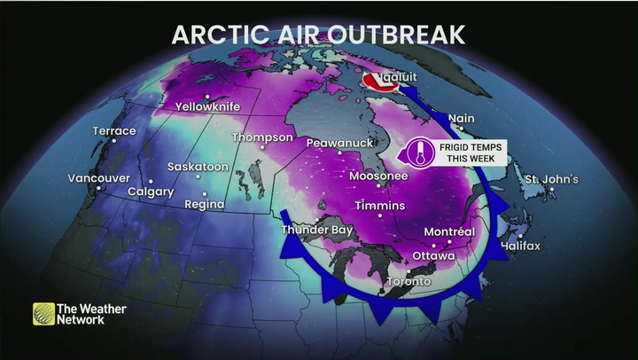 Arctic Cold and impactful squall spreads across Ontario