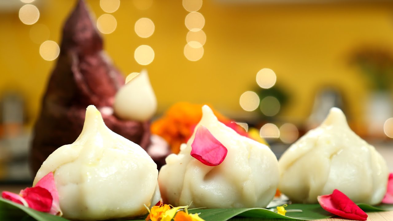 Steamed Modak Recipe 3 Different Fillings Ganesh Chaturthi Special