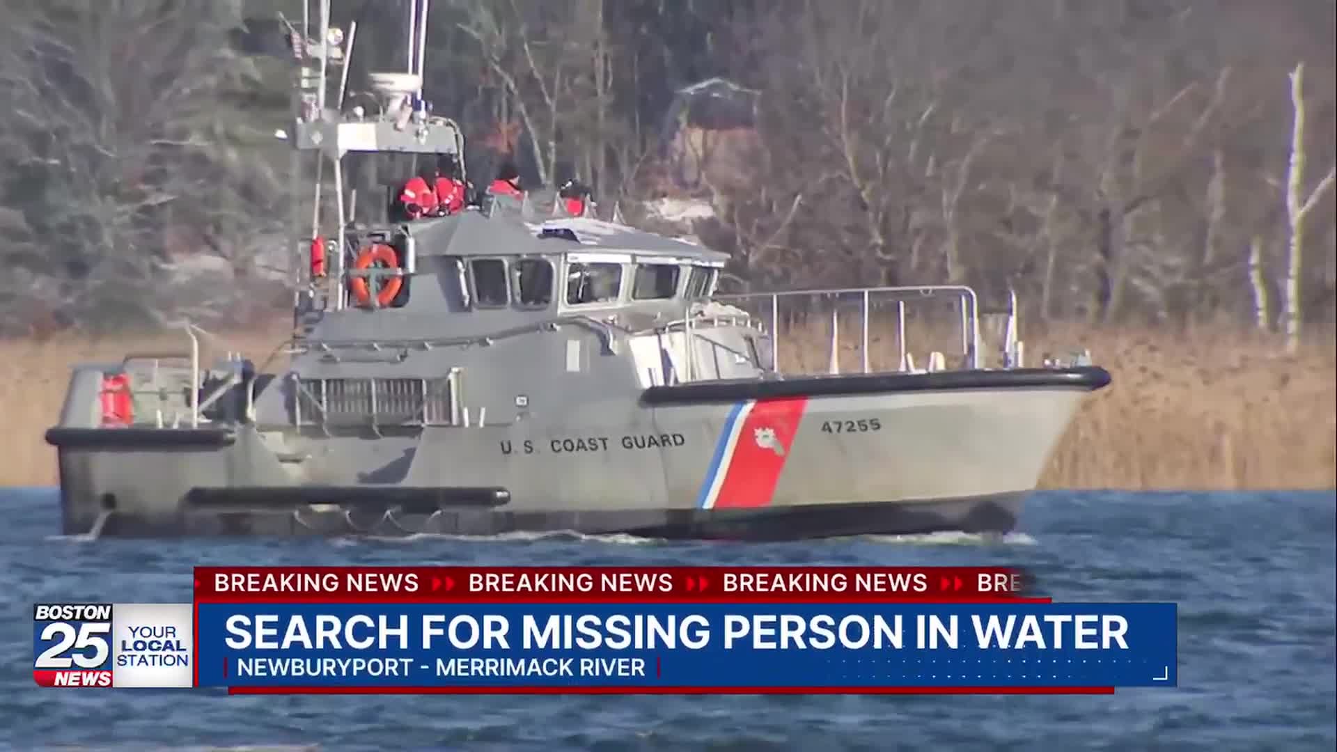 Search underway for possible missing person in Merrimack River