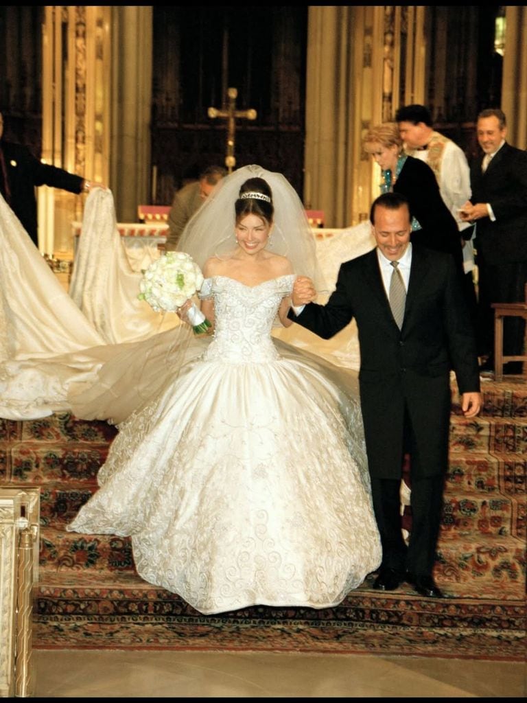 Vestido de novia de Thalía