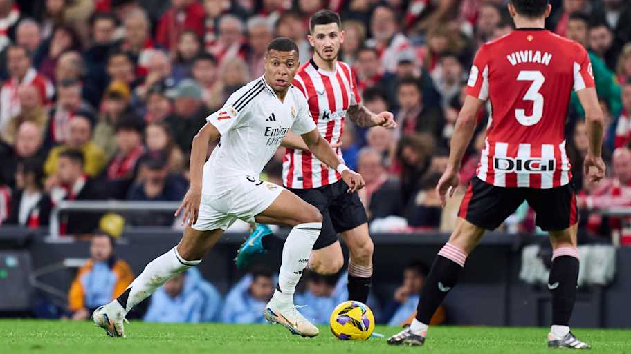 Onde assistir Athletic Bilbao x Real Madrid hoje por LaLiga?