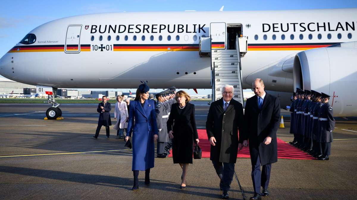 Steinmeier in London - Prinzessin Kate trägt ihren Sandringham-Mantel – und Dianas Ohrringe