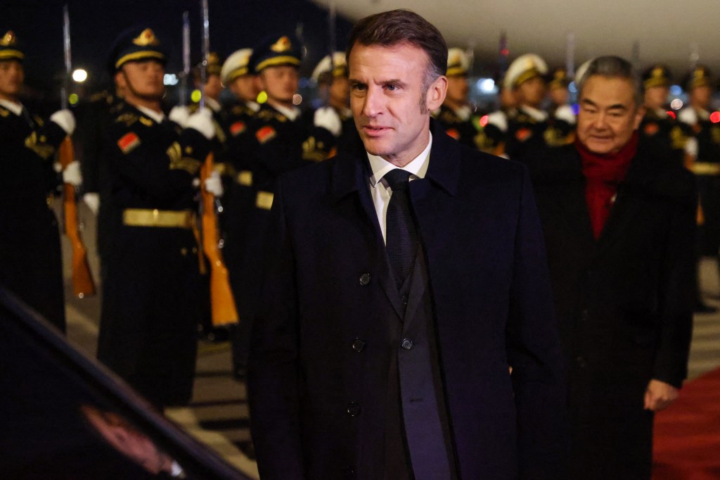Macron arrives in China for talks with Xi on trade ties and Russia’s ...
