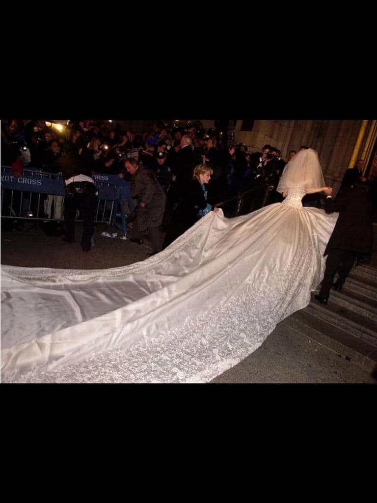 Vestido de novia de Thalía