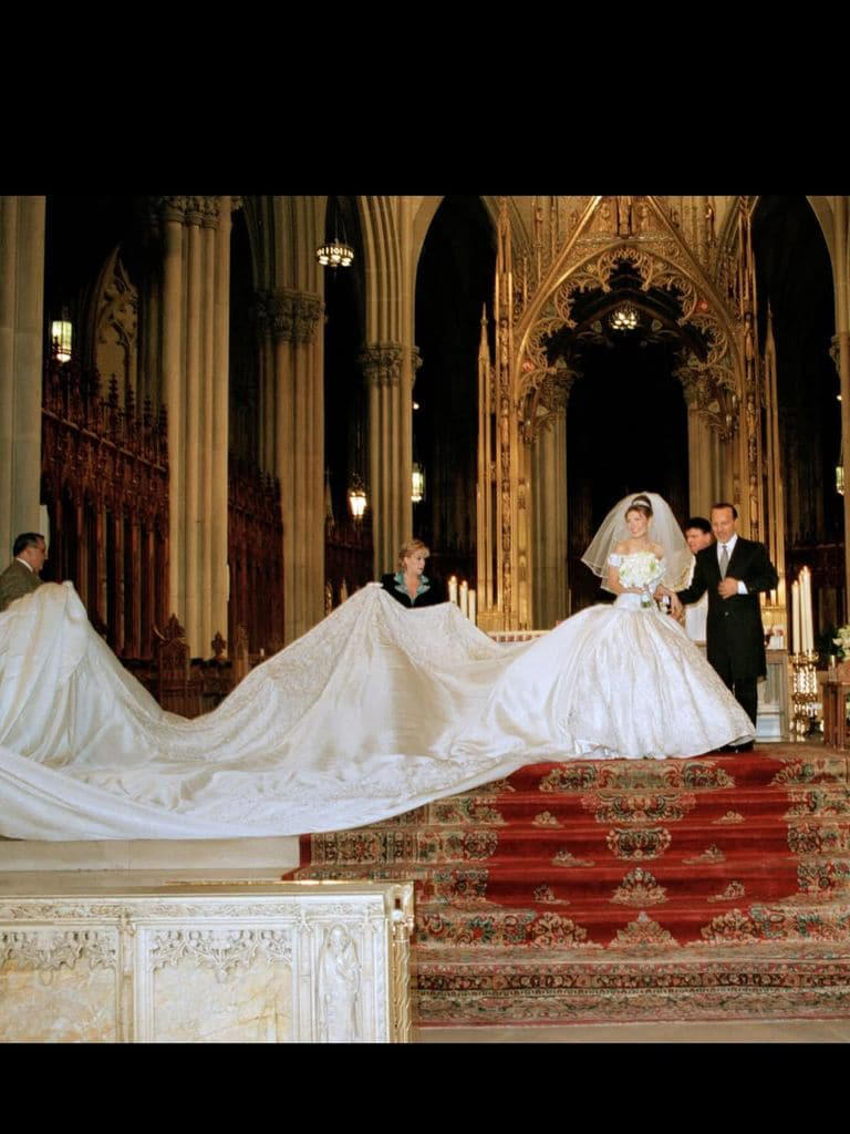 Vestido de novia de Thalía