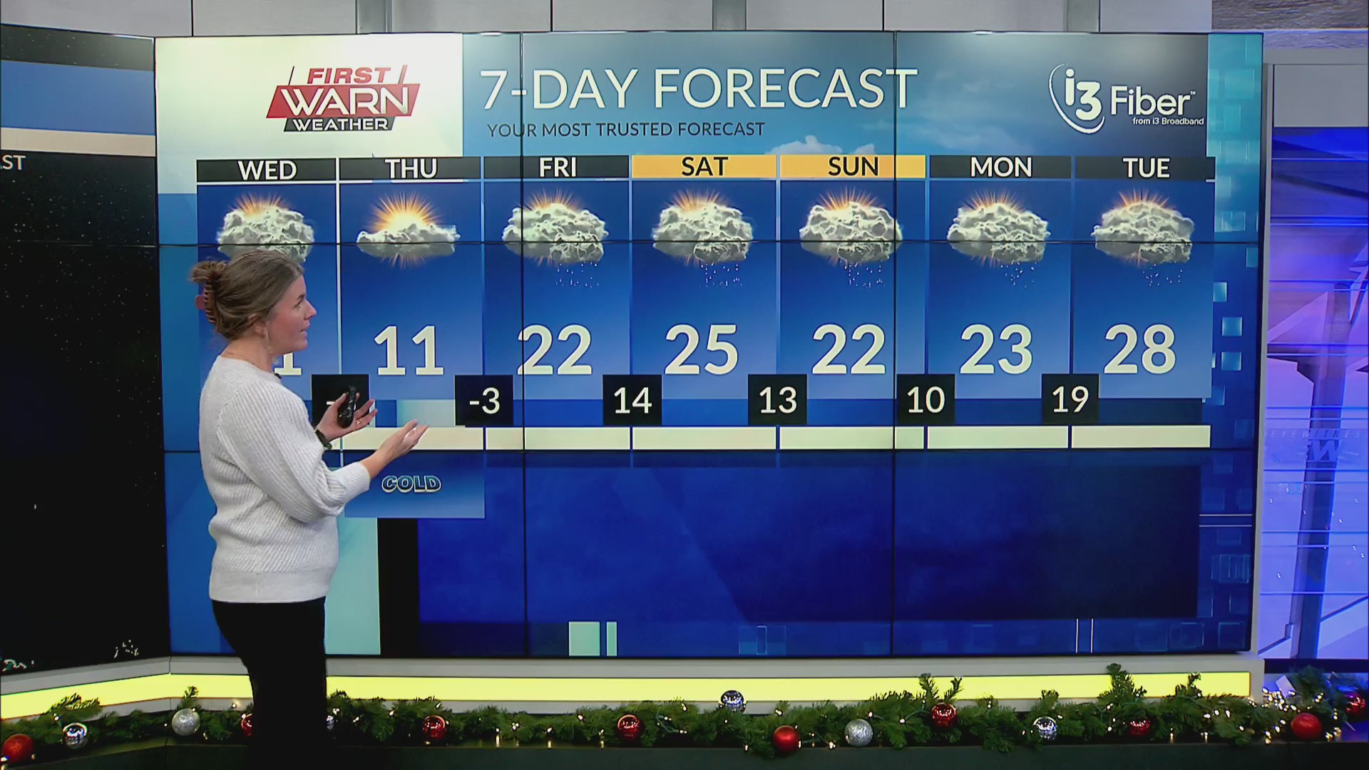 Wednesday late morning First Warn Weather Update 12/3/25
