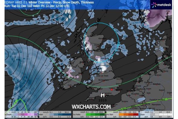 UK snow maps show blizzards hitting England and Scotland - full list of ...