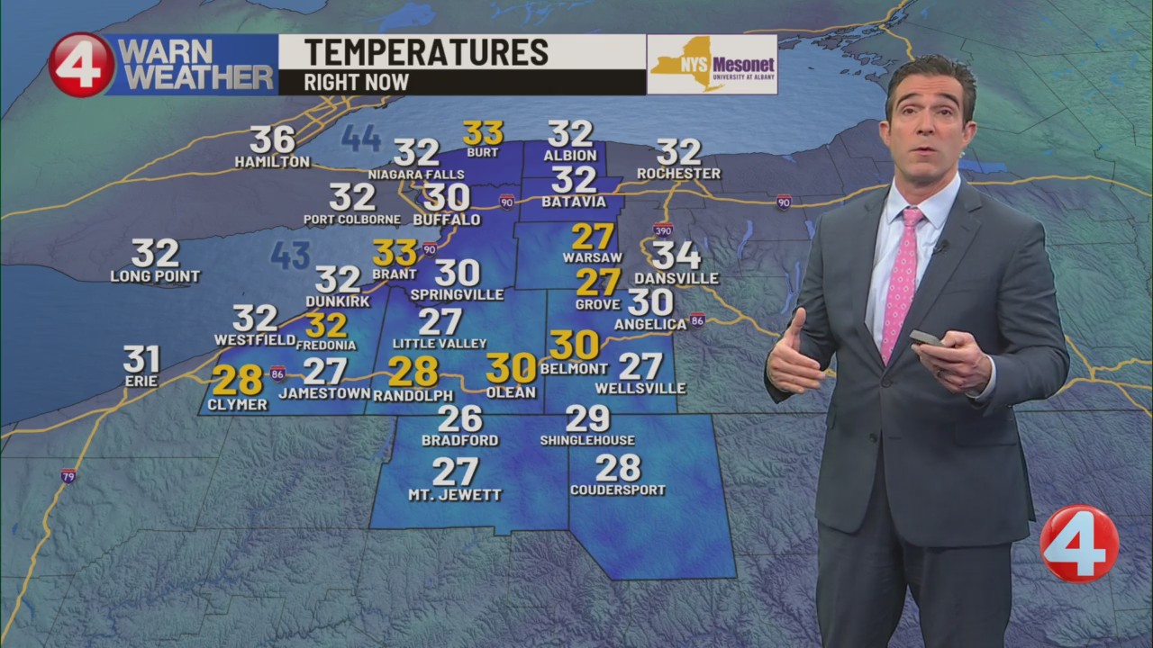 Buffalo weather update: noon, 12/3/25