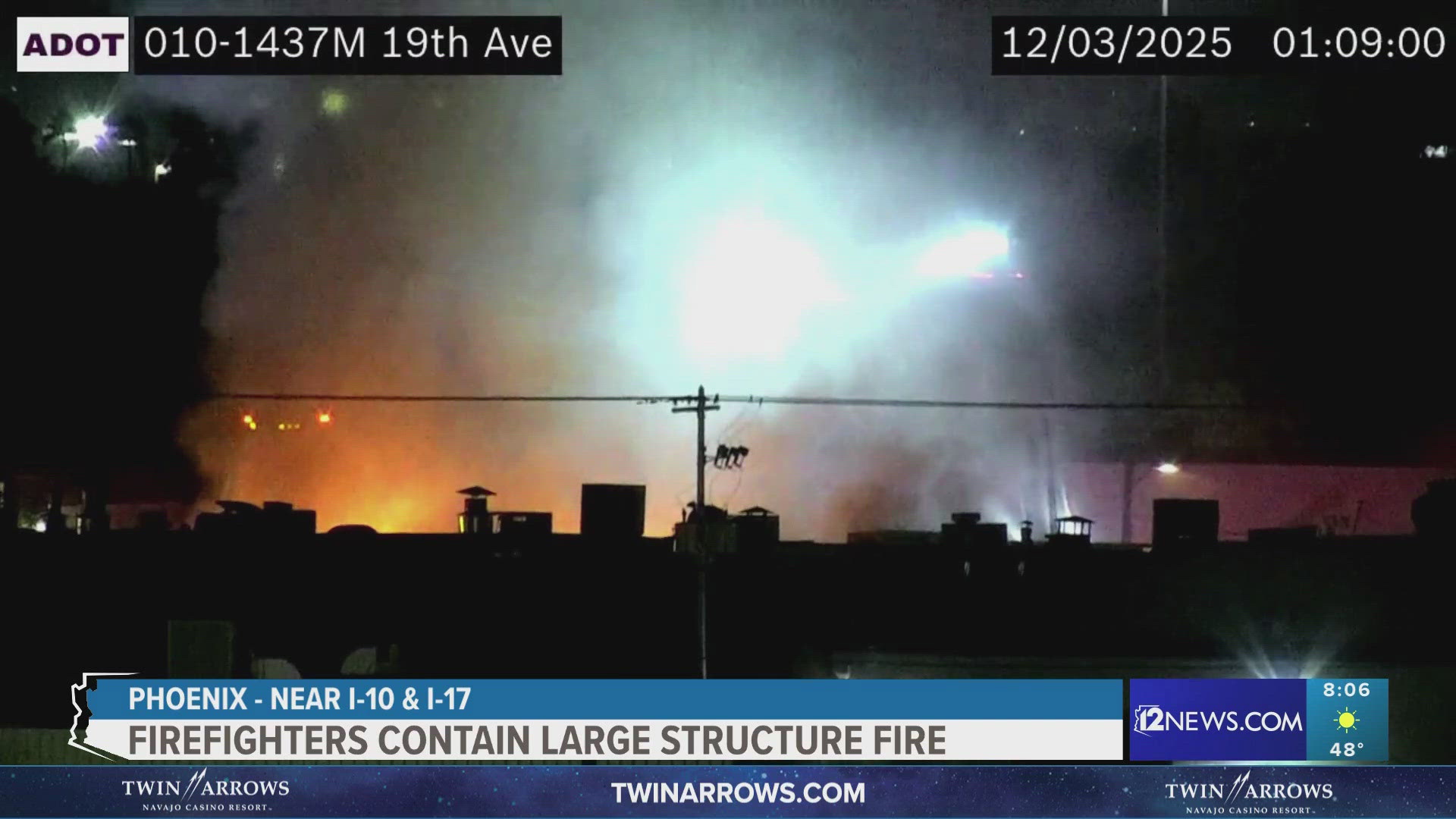 Second-alarm fire in Phoenix impacts business