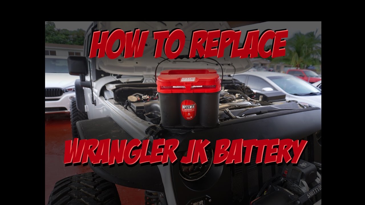 Jeep Wrangler JK battery replacement guide
