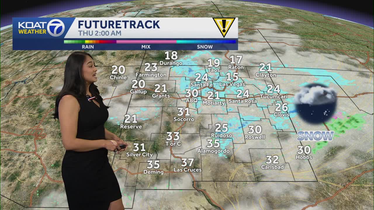 Impact day: Snow beginning to impact parts of New Mexico