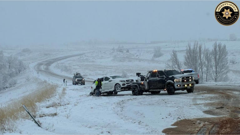 50 cars reported off Highway 93 due to icy road conditions