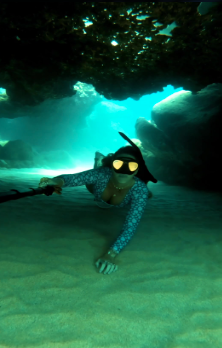 Exploring hidden underwater tunnels — deep ocean adventure