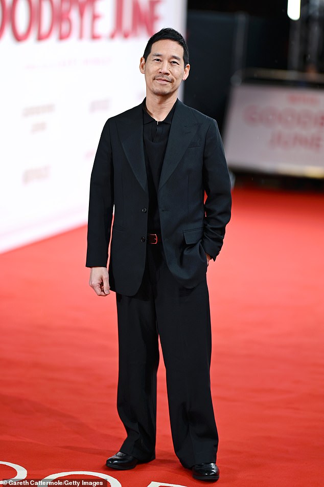 Kate Winslet looks elegant in a black gown as she and her son Joe, 21 ...