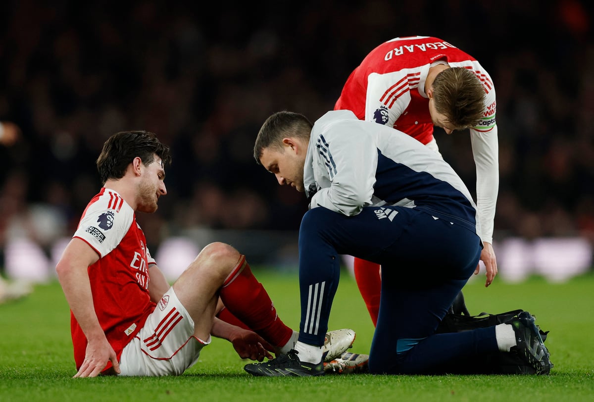 Arsenal handed Rice injury scare during Brentford win