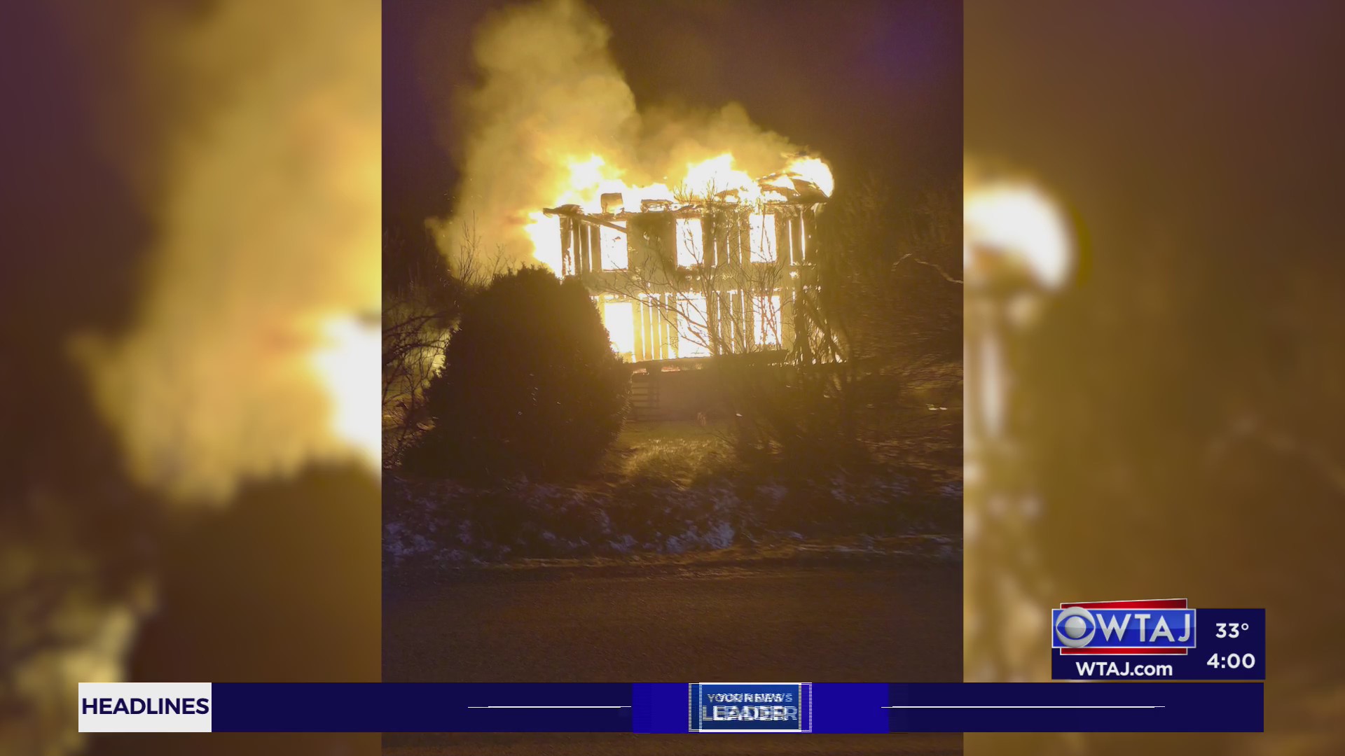 2 dead after home destroyed by late-night fire in Bedford County