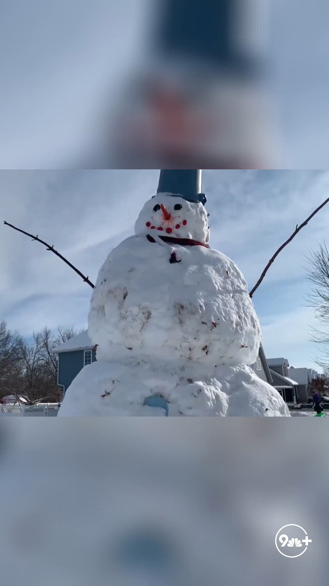 Meet a giant snowman named 'Bob'