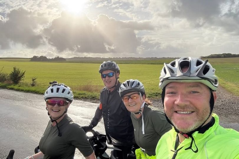 Dunblane pal part of London to Paris cycle quartet for local hospice